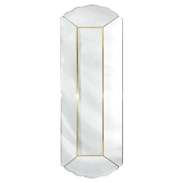 Metal AD008 Mirror by Alain Delon for Maison Jansen, France, 1970s For Sale - Image 7 of 7