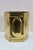 Late 20th Century Hollywood Regency Brass Hexagon Trash Can Bin Planter Cachepot 11" For Sale - Image 5 of 14