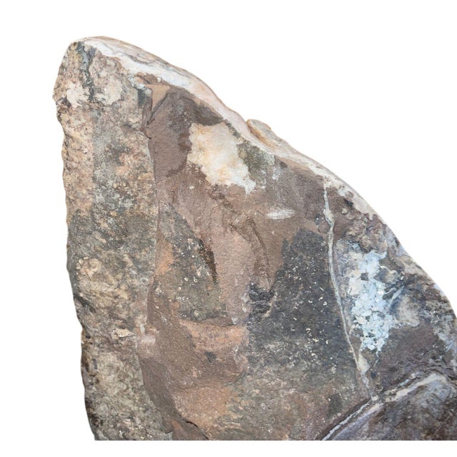 Gemstone Large Natural Citrine Quartz Crystal Specimen on Wooden Base-Brazil 20th Century For Sale - Image 7 of 10