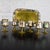 Mid-20th Century MCM 6 Cordial Stemmed Shots and Tray Set Abalone and Brass From Taxco Mexico For Sale - Image 4 of 18