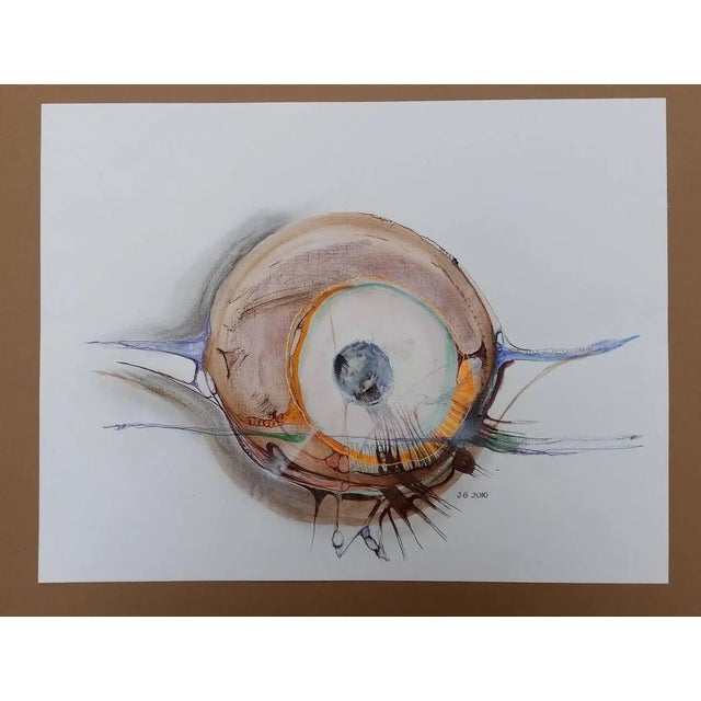 Beautiful painting by the artist Jacques Grange. Acrylic / varnish on Canvas Canson (250 g). Work signed by the artist....