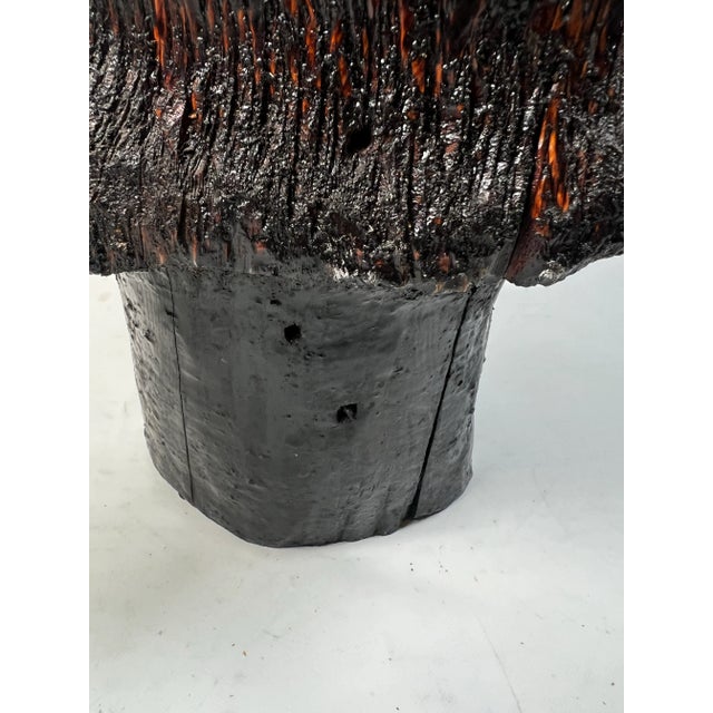 Vintage Hand-Carved Wood Bust – Folk Art Outsider Primitive Americans Sculpture A striking and soulful piece of Americana,...