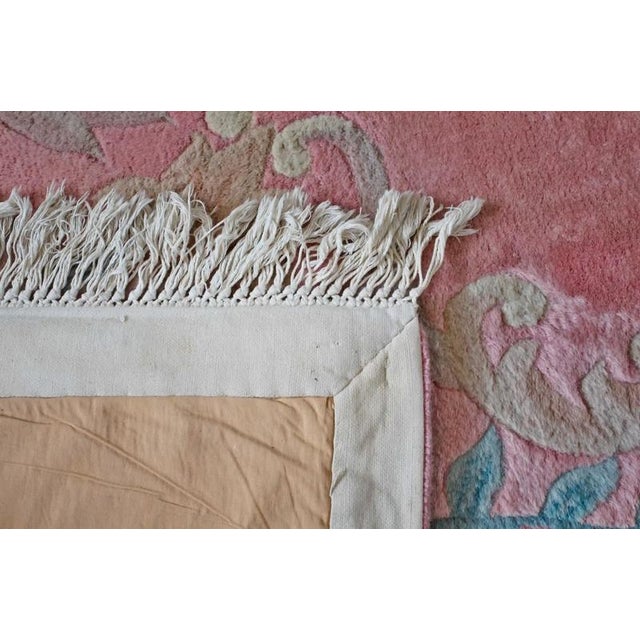 2000 - 2009 Chinese Rug with Pattern in the style of Aubusson For Sale - Image 5 of 6