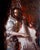 Bottom Line by Chris Hopkins | Oil Painting of a musician playing a double bass For Sale