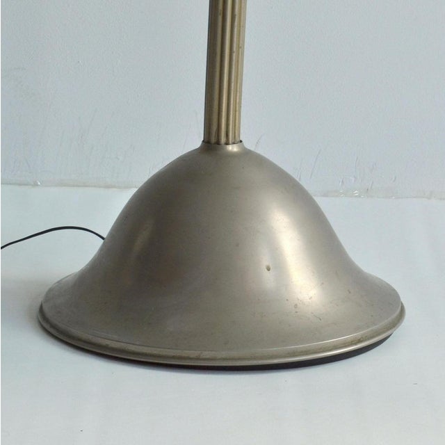 Art Deco Floor Lamp with Adjustable Nickel Shade attributed to Gispen for Willem Hendrik Gispen, 1920s For Sale - Image 17 of 18