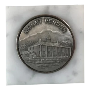 Vintage Marble Mount Vernon Paperweight