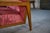 Oak and Velvet Armchair, 1940s For Sale - Image 13 of 14