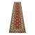 Kazak Runner 2'8'' X 9'9'' Red Wool Tribal Geometric Hand-Knotted Oriental Rug For Sale