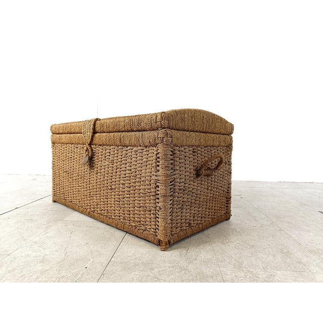 Vintage Papercord Chest, 1970s For Sale - Image 7 of 12