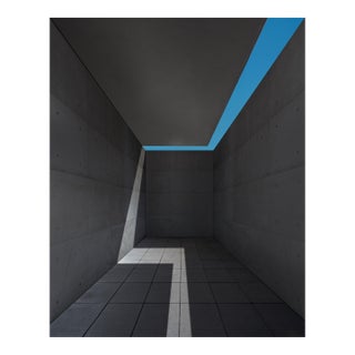 Concrete Geometry by Marc Fischer — Ready-to-Hang Metal Print For Sale
