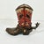 American Mid-Century Rustic Western Americana Cowboy Boot Planter Vase For Sale - Image 3 of 11