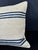 Contemporary Turkish Hemp Pillow Cushion Natural Beige Blue Cushion Cover 20"x20" For Sale - Image 3 of 4