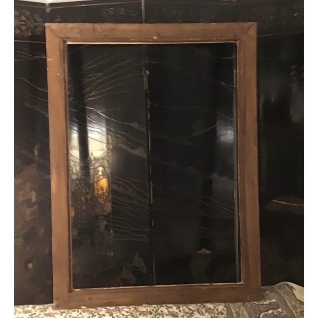 Vintage 1960s Custom Made Gilt & Ebonized Ogee Bolection Wood Frame For Sale - Image 9 of 13