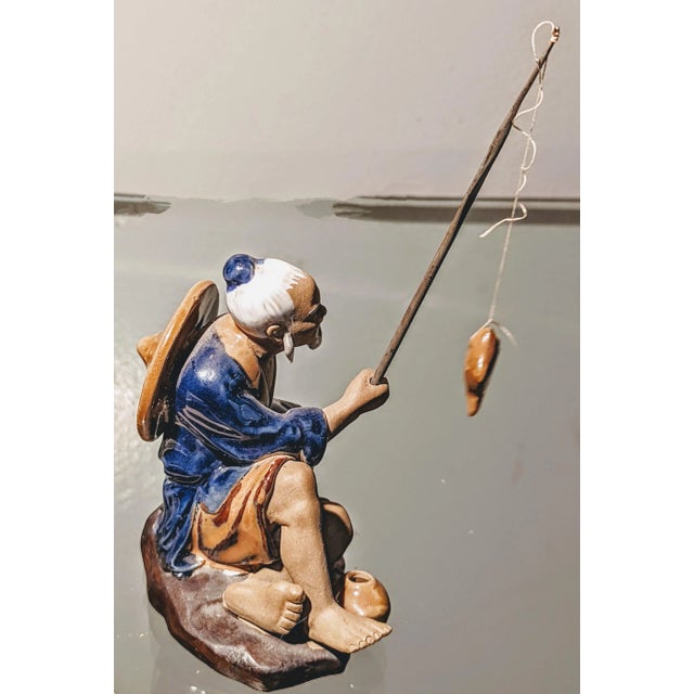 1990s 1990s Chinese Mudman Figurine Purchased in Vietnam For Sale - Image 5 of 10