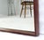 Mid Century Modern 2" Deep Profile Solid Walnut 32x43 Rectangle Wall Mirror MINT For Sale - Image 15 of 15