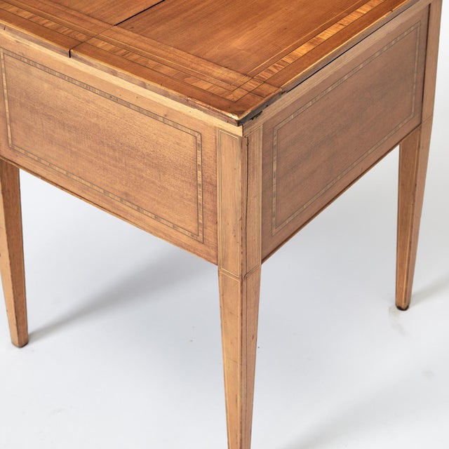 1920s English Walnut and Mahogany Drinks Cabinet With Fitted Tantalus Bar, Circa 1920 For Sale - Image 5 of 10