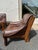 Brutalist Leather Living Room Set, 1970, Set of 3 For Sale - Image 12 of 16