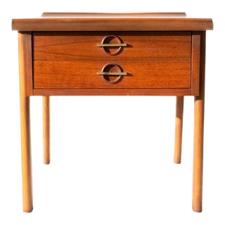 1960s Lane Pagoda Edge Mid-Century Modern Side Table For Sale