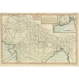 Antique Map of Part of Central and Southern Asia For Sale