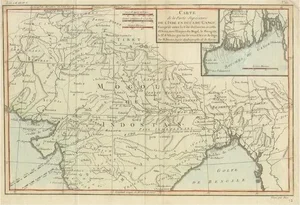 Antique Map of Part of Central and Southern Asia