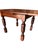 Wood 1930s Solid Oak/Mahogany Draw Leaf Dining Table With Two Extensions For Sale - Image 7 of 12