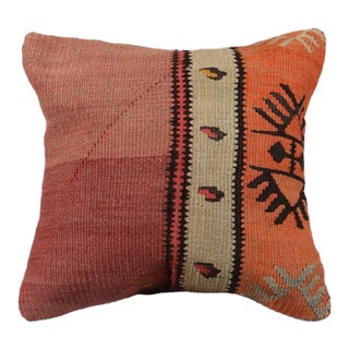 Handmade Kilim Rug Pillow Cover For Sale