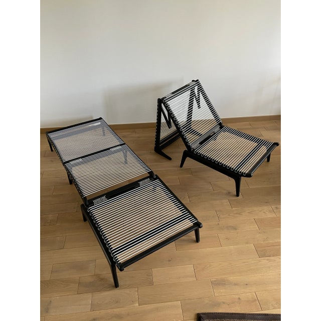 Mid-Century Modern Set of Convertible Daybed by Georges Tigien, 1950s For Sale - Image 3 of 18