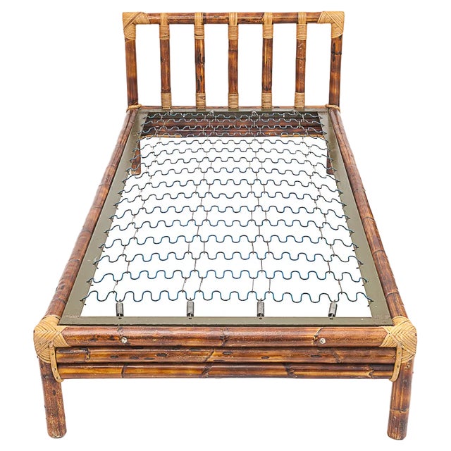 Daybed in Bamboo, 1960s For Sale