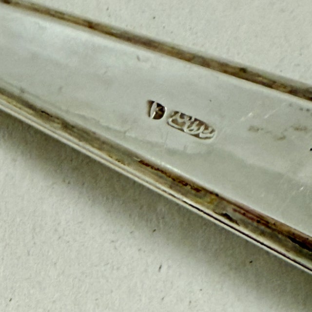Estate Silver Large Pastry Server For Sale - Image 9 of 9