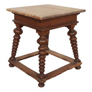 Austrian Pine Lamp Table, 1890s For Sale