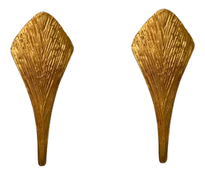 Bronze Sconces Nefertiti by Maison Charles. France, 1970s - a Pair
