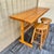 Modern Solid Wood Butcher Block Breakfast Set in the Charlotte Perriand Style. C 1990s For Sale - Image 3 of 18