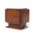 Wood United Mid Century Walnut Tiki Brutalist Nightstands - Pair For Sale - Image 7 of 10