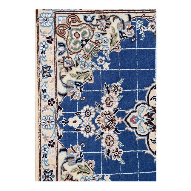 Original Fine Persian NAIN rug. Handmade Hand-knotted Lamb's Wool and Silk on a Cotton Foundation. Woven by skilled...