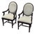 Bernhardt Oval-Back Dining Armchairs, Pair For Sale