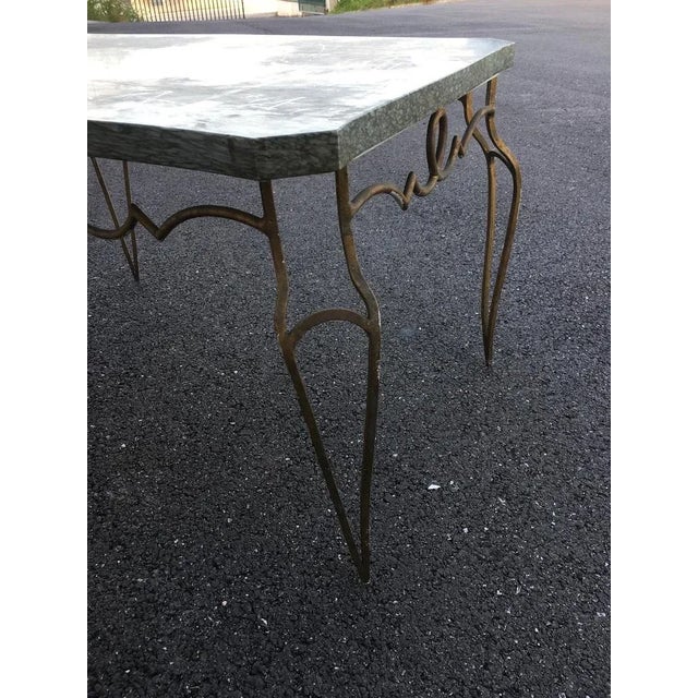Coffee Table by René Prou, 1940s For Sale - Image 6 of 9