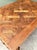 Vintage Spanish Carved Wood Parquet Extendable Dining Table For Sale - Image 9 of 13