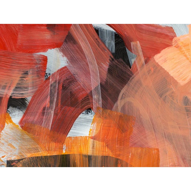 Paper Good Mood, Acrylic on Paper, Framed For Sale - Image 7 of 11