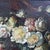 Still Life with Flowers and Fruits, 1800s, Large Oil on Canvas, Framed For Sale - Image 9 of 18