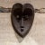 1990s Ceremonial Metal Mask Iron Heart Modern Cubist Design For Sale In San Diego - Image 6 of 11