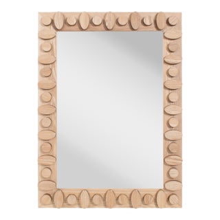 Robin Baron Winfield Wooden Rectangular Vanity Mirror For Sale