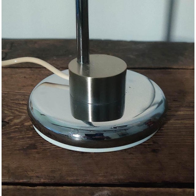 Italian Desk Lamp in Brass and Chrome attributed to Goffredo Reggiani for Reggiani, 1970s For Sale - Image 3 of 11