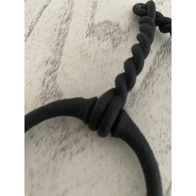 Gucci-Style Horse Bit Paperweight Sculpture in Iron For Sale - Image 6 of 12