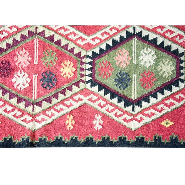 Vintage Afghani Kilim Runner For Sale - Image 4 of 16