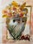 The product is an original mixed-media collage art piece by artist Joyce Combs, created in Texas, USA in 1985. The artwork...