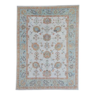 Turkish Oushak Rug 9'3" x 12'4" #20432 For Sale
