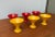 Red Postmodern Glass Bowls from Joy, Set of 3 For Sale - Image 8 of 18
