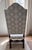 Early 20th Century Hand-Carved Baroque Throne Chair For Sale - Image 4 of 8