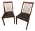Pair of Organic Modernism Dining Chairs For Sale