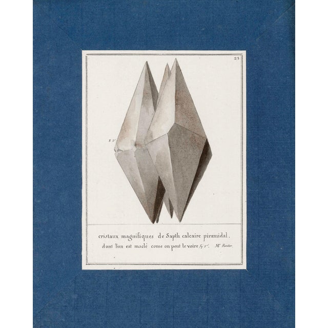 An incredible wall-sized set of Antique mineral study prints from 18th Century France. An exhaustive study by Francois...